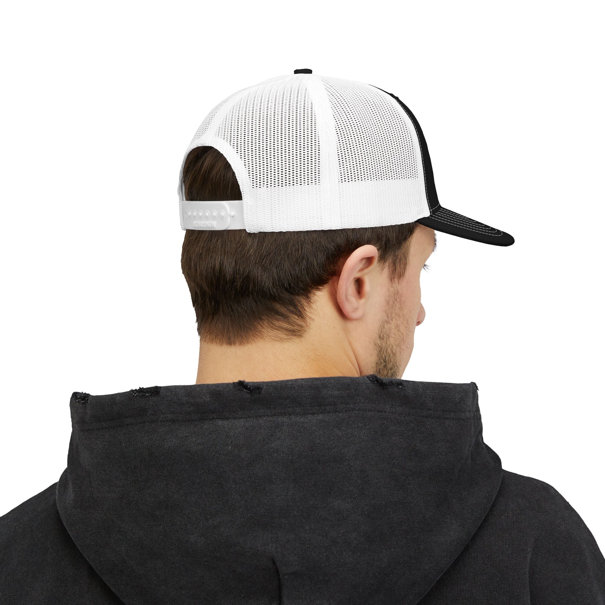 Locked In Dad Snapback Trucker Cap - Embroidered Mesh Back Hat for Fathers, Father's Day Gift